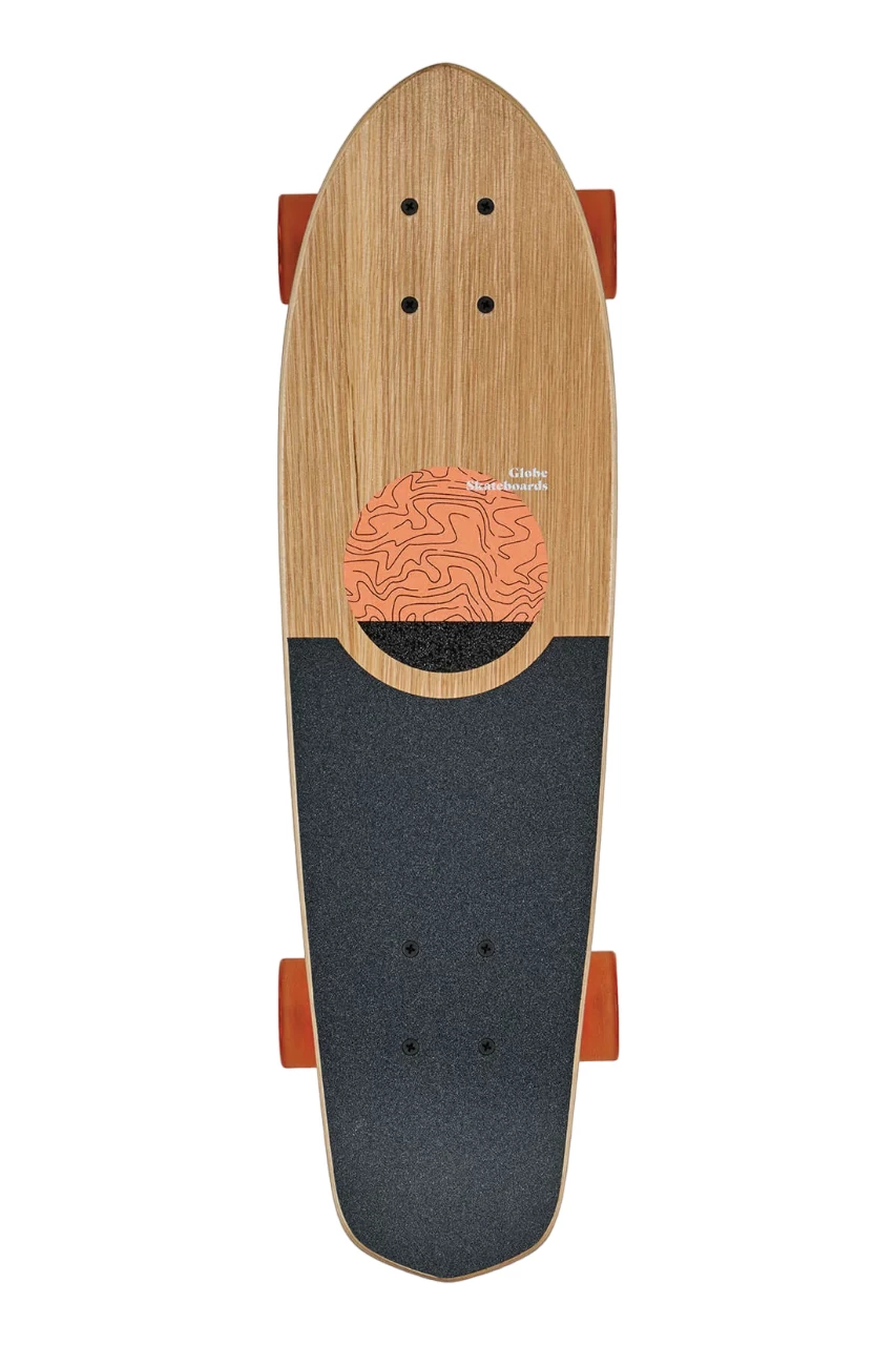 Globe Blazer Cruiser Skateboard White Oak/Concrete - 26" - Image 2