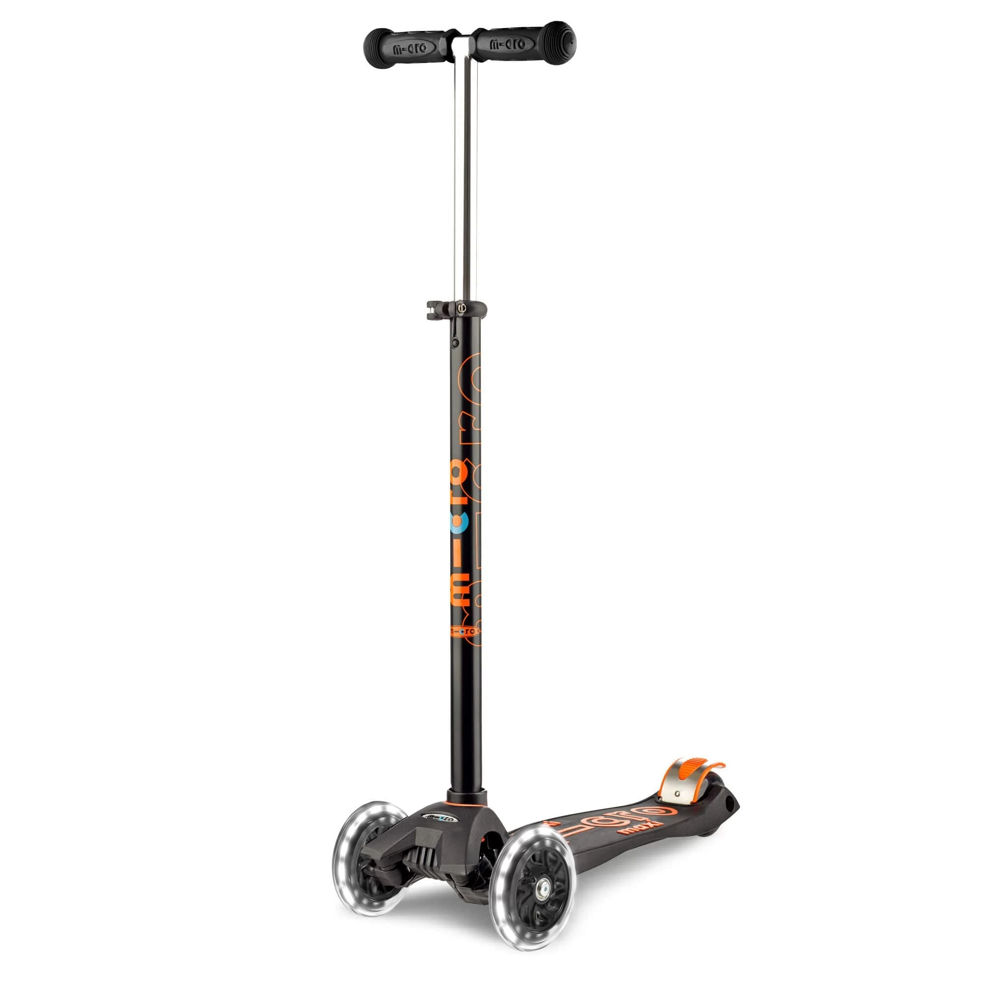 Maxi Micro Deluxe LED Scooter - Black