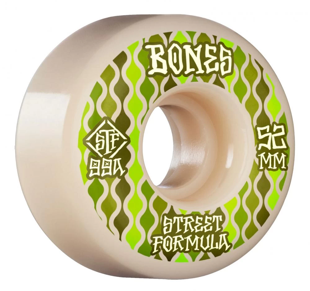 Bones STF Retros V2 Locks Skateboard Wheels - 52mm 99a