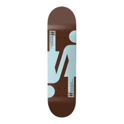 Girl Malto Double OG Twin Tip Brown Skateboard Deck - 8.5"