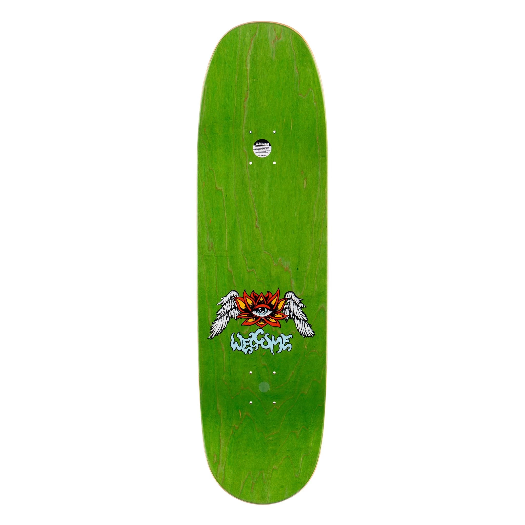 Welcome Rebirth Ryan Reyes Pro Model On Baculus 2 Black Skateboard Deck - 9.0" - Image 2