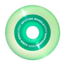 Spitfire Sapphires Green Skateboard Wheels - 53mm 90D