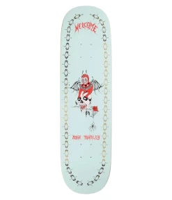Welcome Angel Ryan Townley On Enera Teal/Gold Foil Skateboard Deck - 8.6"