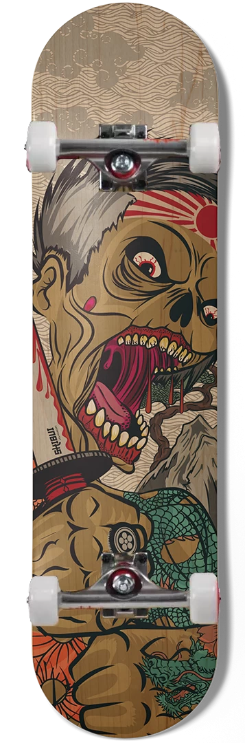 Shibui Zombie Yakuza Complete Skateboard - 8.25"