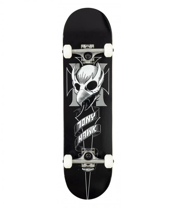 Birdhouse Stage 1 Crest Black Skateboard - 8.0"