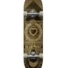 Blueprint Home Heart Black/Gold Skateboard - 8.0"