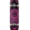 Blueprint Home Heart Black/Pink Skateboard - 7.75"