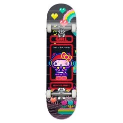 Girl Carroll Sanrio Kawaii Arcade Complete Skateboard - 7.75"