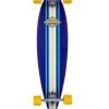 D Street Ocean Blue Pintail Longboard - 35"