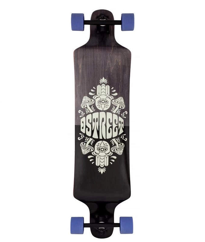 D Street Tripout Drop Down Longboard - 40"