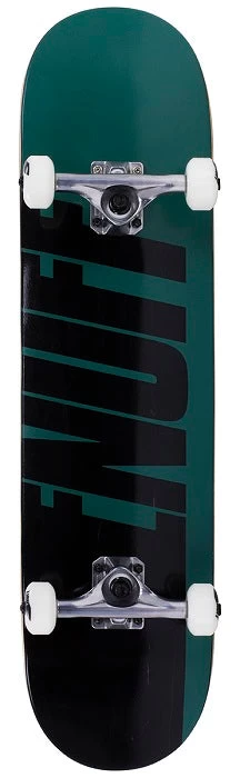 Enuff Half Stain Green Skateboard - 8.0"