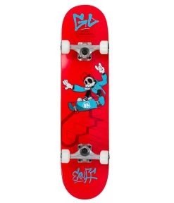 Enuff Skully Red Mini Skateboard - 7.25"