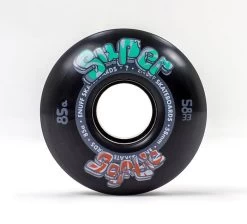 Enuff Super Softie Black Skateboard Wheels - 58mm 85a