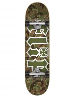 Flip HKD Team Combat Green Skateboard - 7.5"