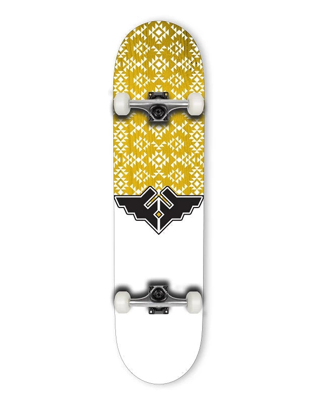 Fracture Wings V3 Yellow Skateboard - 8.0"