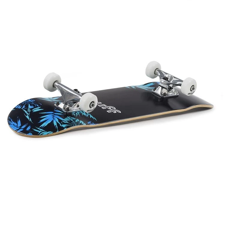 Enuff Floral Skateboard - Blue 7.75" - Image 2