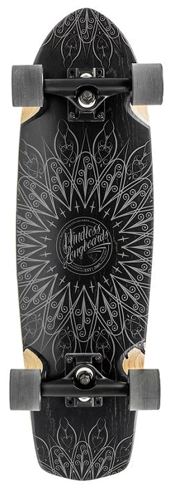 Mindless Mandala Cruiser Skateboard - Black 28"