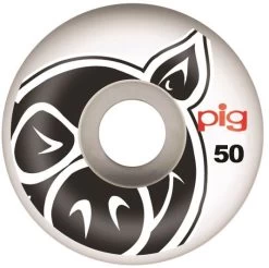 Pig Head Natural Skateboard Wheels - 50mm