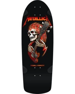 Powell Peralta Flight X Metallica Black Classic Deck - 10"