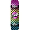 Rad Checkers 2 Dude Crew Skateboard Neon Fade - 7.75"