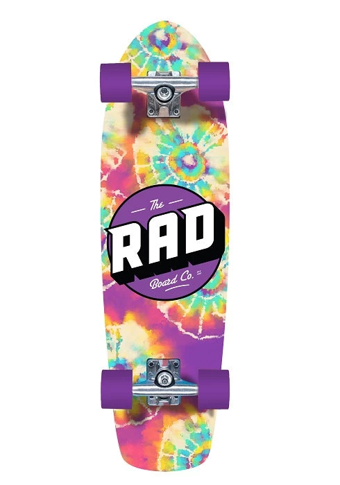 Rad Checkers Retro Roller Neochrome Cruiser Skateboard - 28"