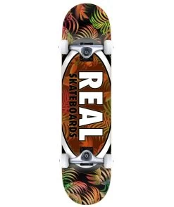 Real Team Tropic Ovals Mid Skateboard - 7.75"