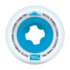 Ricta Cored Clouds Blue Skateboard Wheels - 54mm 78a