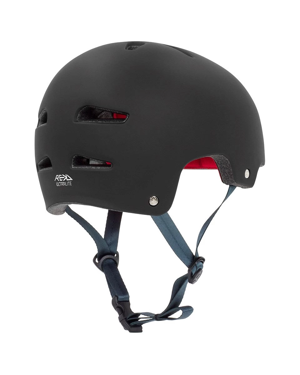 Rekd Junior Ultralite In-Mold Helmet - Black - Image 2