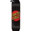 Santa Cruz Classic Dot Black Skateboard Deck - 8.25"