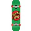 Santa Cruz Classic Dot Green Skateboard - 7.8"