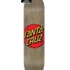 Santa Cruz Classic Dot Grey Skateboard Deck - 8.38"
