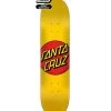 Santa Cruz Classic Dot Yellow Skateboard Deck - 7.75"