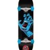 Santa Cruz Screaming Hand Black Skateboard - 8.0"