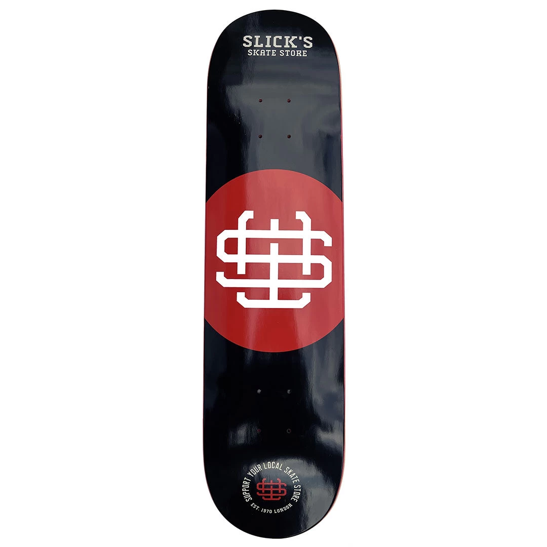 Slick's Skate Store Monogram Shop Deck - 8.25"