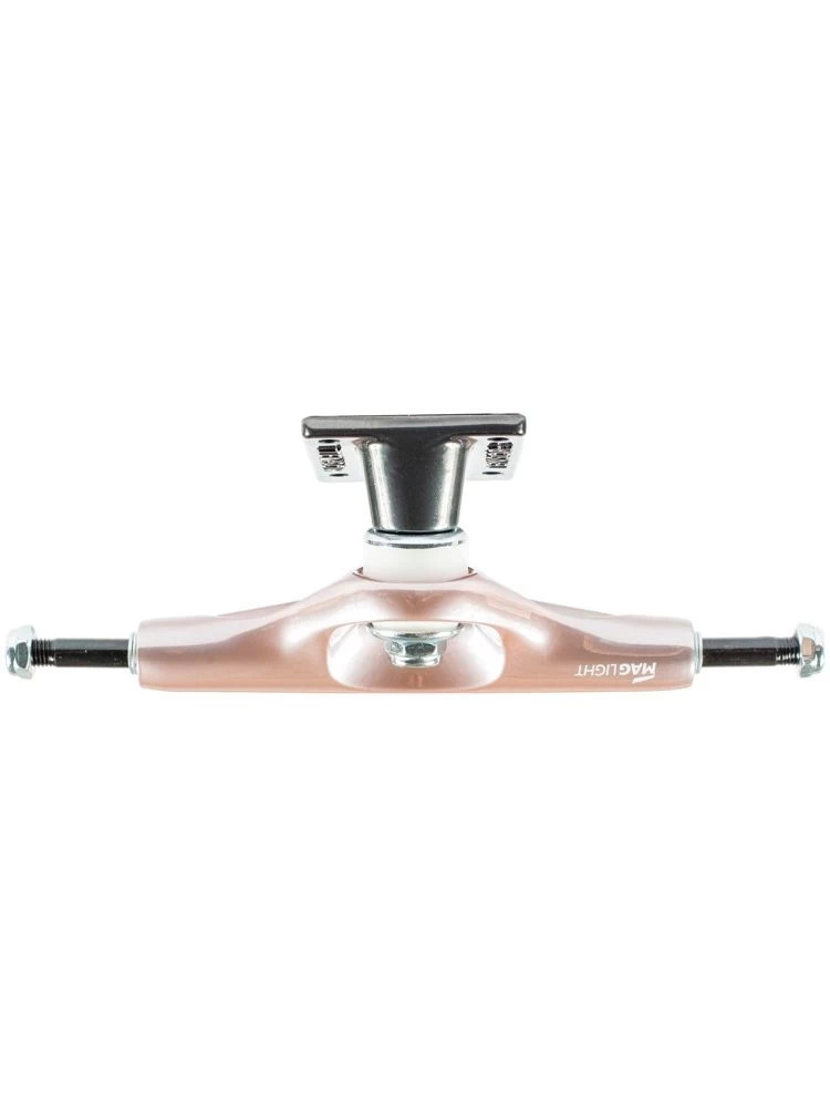 Tensor Mag Light Glossy Rose Gold/Gunmetal Skateboard Trucks - 5.25 - Image 2