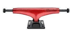Thunder H Lights Metallic Script Red Skateboard Trucks - 148