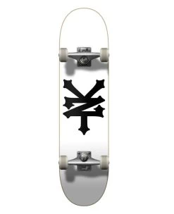 Zoo York OG 95 Crackerjack White/Black Skateboard - 8.0"
